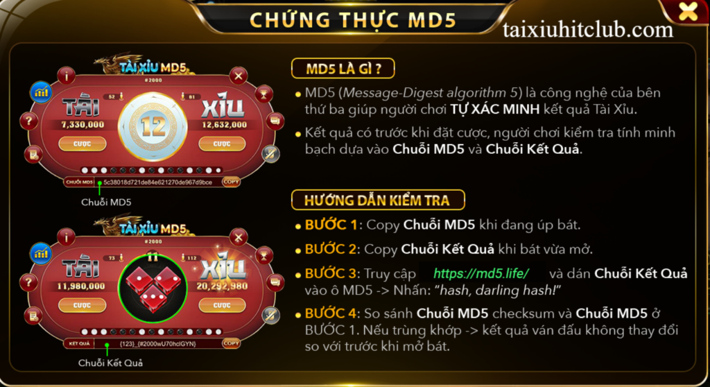 Chứng thực MD5